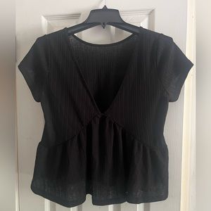 SHEIN peplum top